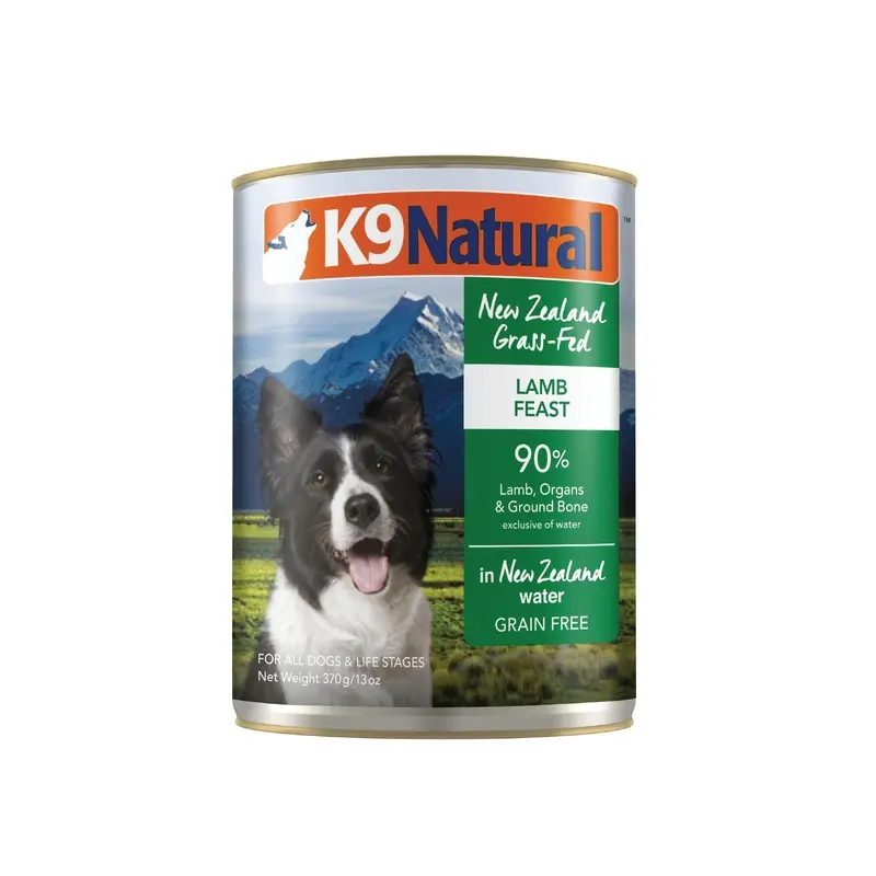 K9 Natural Lamb Feast Wet Dog Food 370g :->>