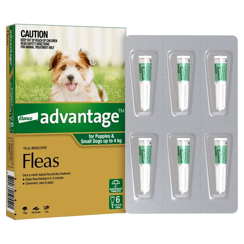 Advantage Flea Treatment for Dogs 0-4kg Green 6 Pack :->>