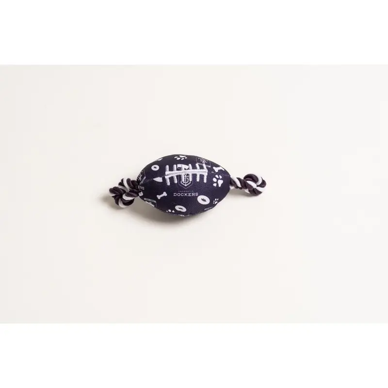 AFL Fremantle Dockers Footy Dog Rope Toy