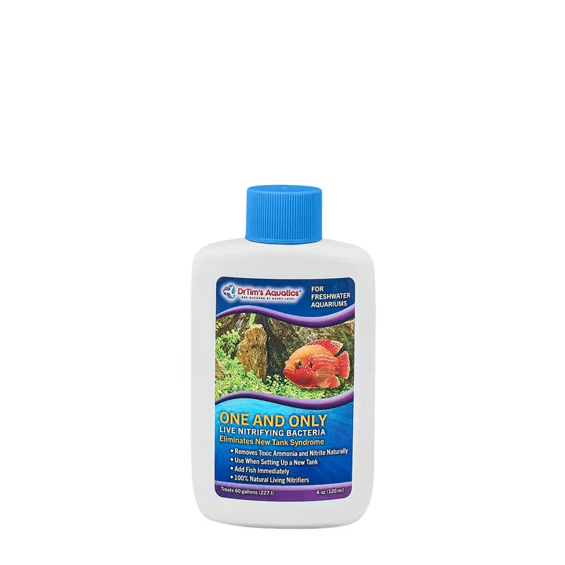 Dr. Tim's Aquatics One & Only Live Nitrifying Bacteria for Freshwater Aquariums 4 fl. oz
