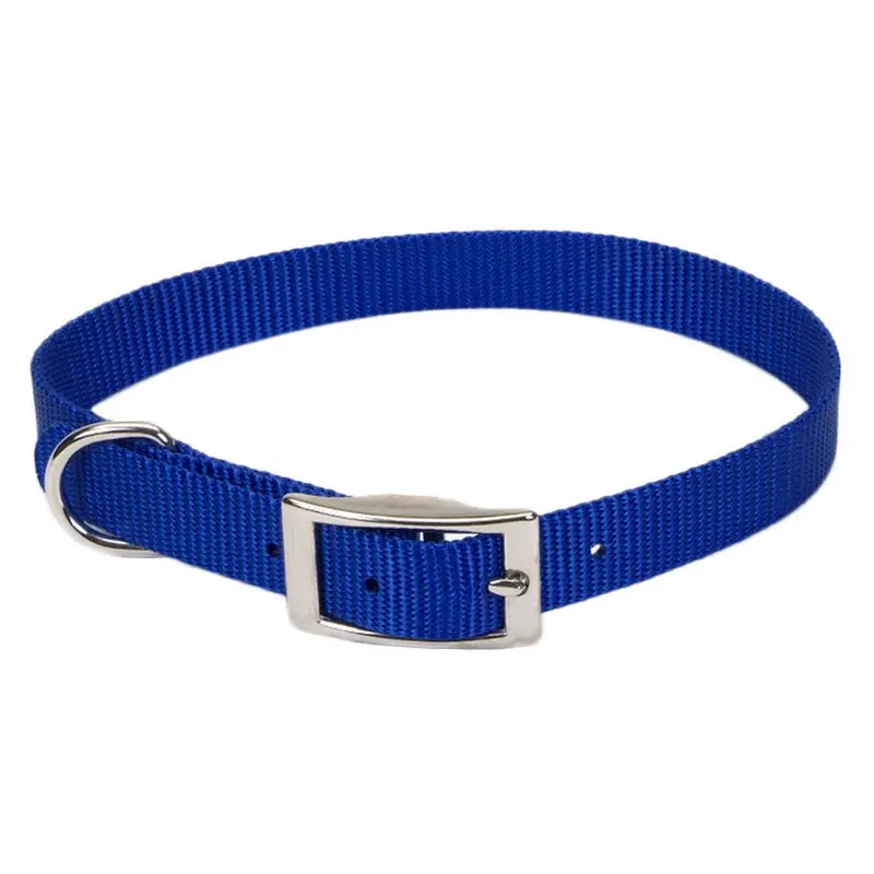 Coastal Style 401 5/8" x 12" Nylon Web Collar Blue 