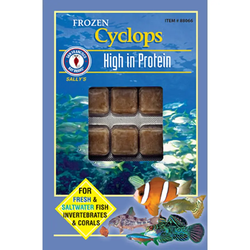 San Francisco Cyclops Frozen Fish Food 3.5 oz SD-5