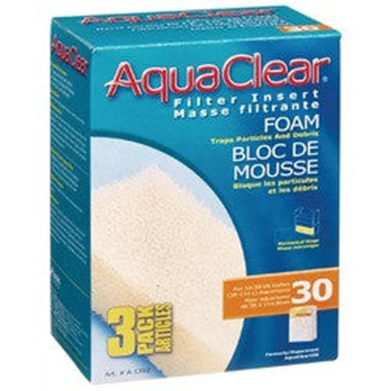 Aqua Clear 30 Blue Foam 3pk A1392