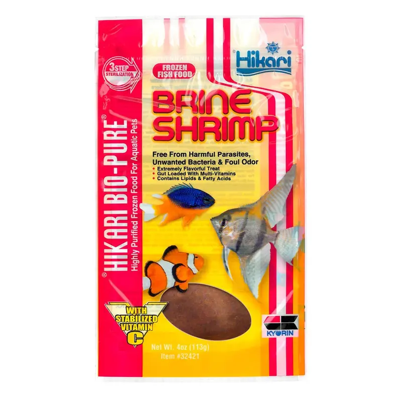 Hikari Brine Shrimp Frozen Fish Food 4 oz SD-5