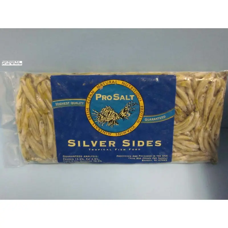 Pro Salt Silversides Frozen Fish Food 16 oz SD-5 (DD)