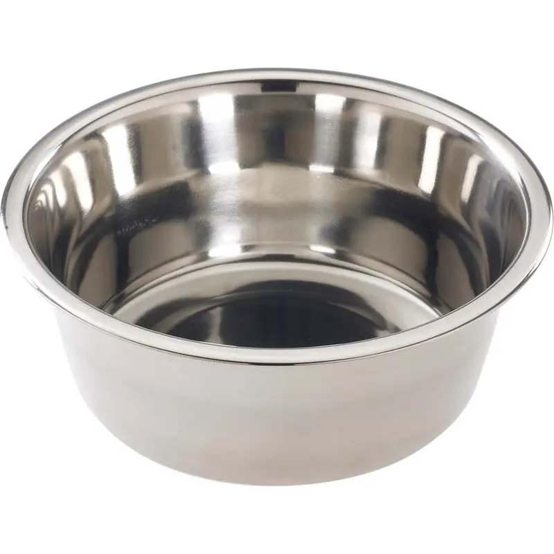 Spot Stainless Steel Mirror Finish Dog Bowl Silver 1 Pint