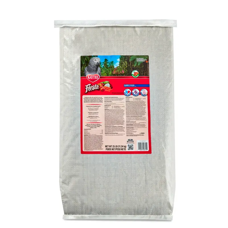 Kaytee Fiesta Parrot Food 25 pound bag