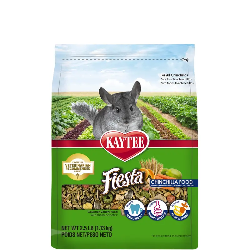 Kaytee Fiesta Chinchilla Food 2.5 pound bag
