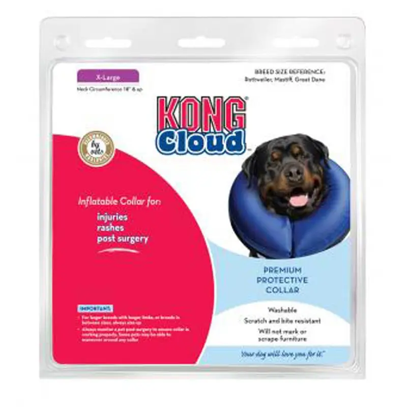 KONG Inflatable E-Collar Blue XL