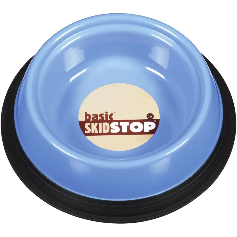 JW Pet Skid Stop Basic Dog Bowl Assorted LG