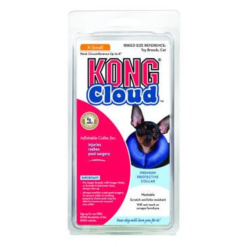 KONG Inflatable E-Collar Blue XXS