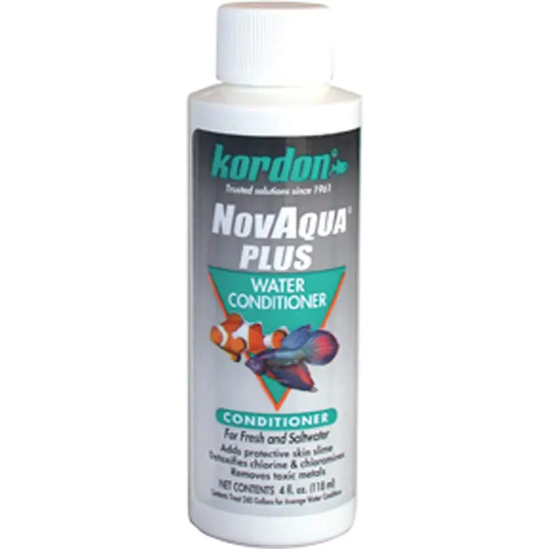 Kordon NovAqua Plus Water Conditioner & Dechlorinator 4 fl. oz