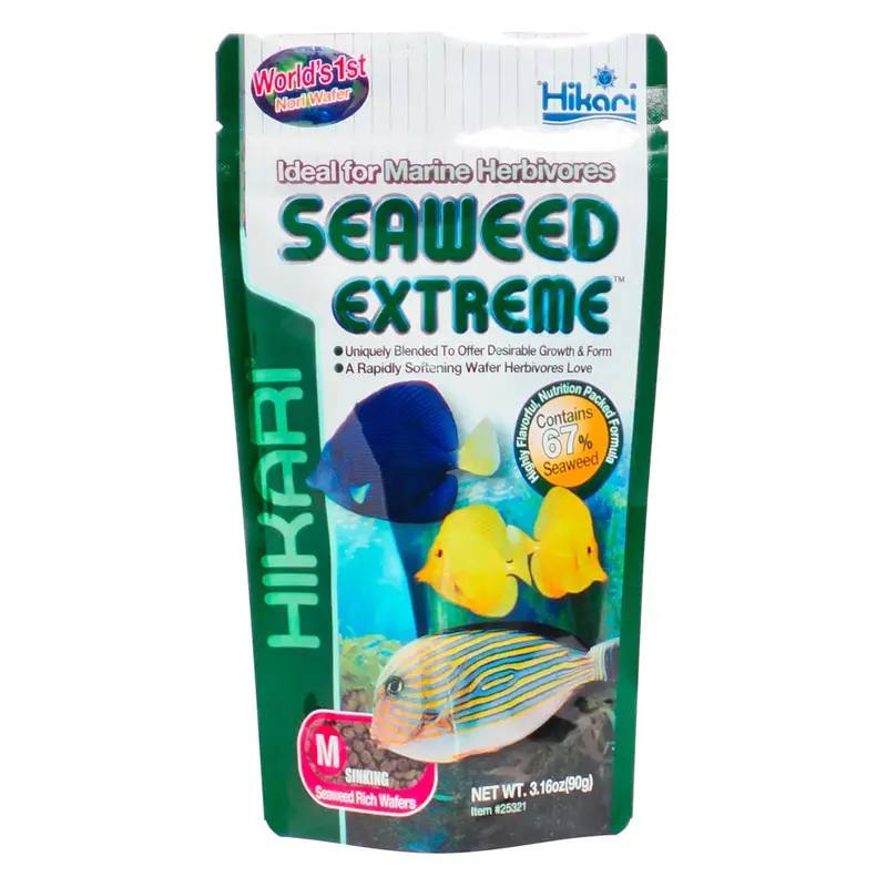 Hikari Seaweed Extreme Wafer Fish Food 3.16oz MD