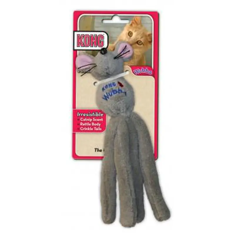 KONG Wubba Mouse Catnip Toy Assorted One Size