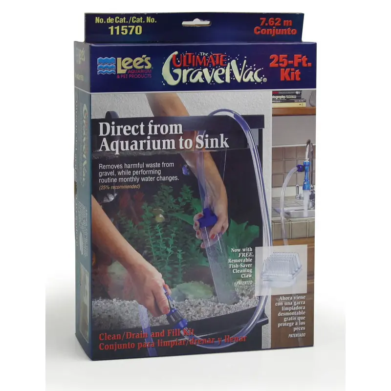 Lees The Ultimate Gravel Vac Kit 25 Feet