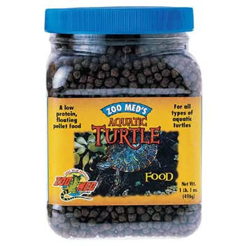 Zoo Med Natural Aquatic Turtle Food Growth Formula Dry Food 30 oz