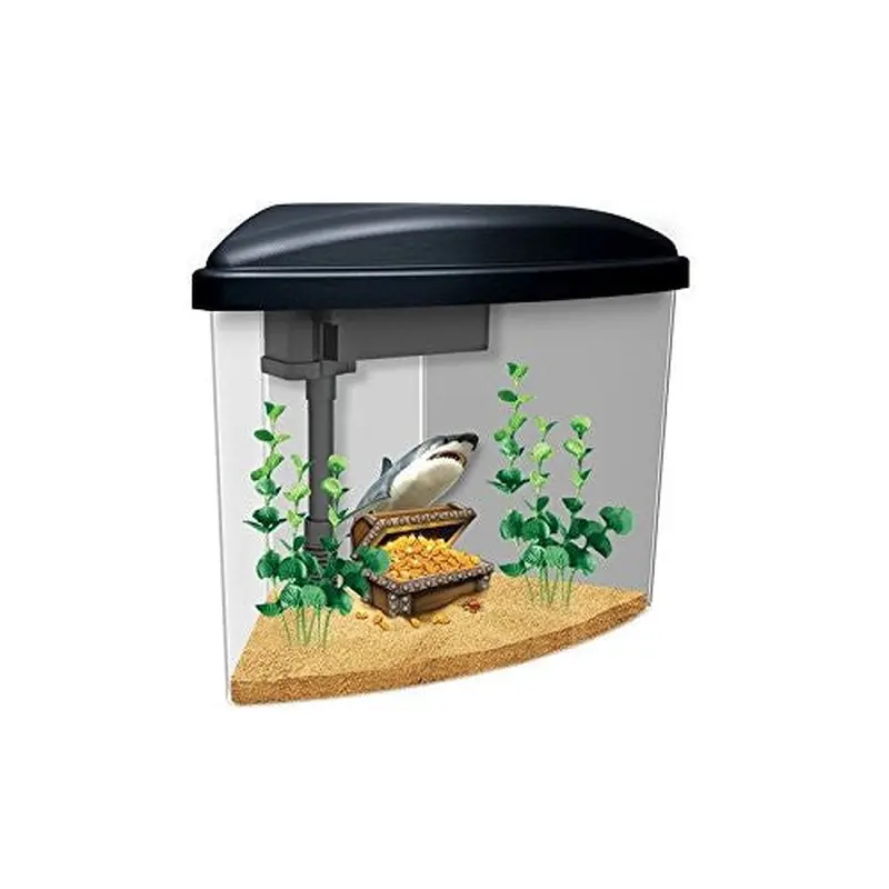 Marina Pirate Aquarium Kit, Black 1 Gal 13310