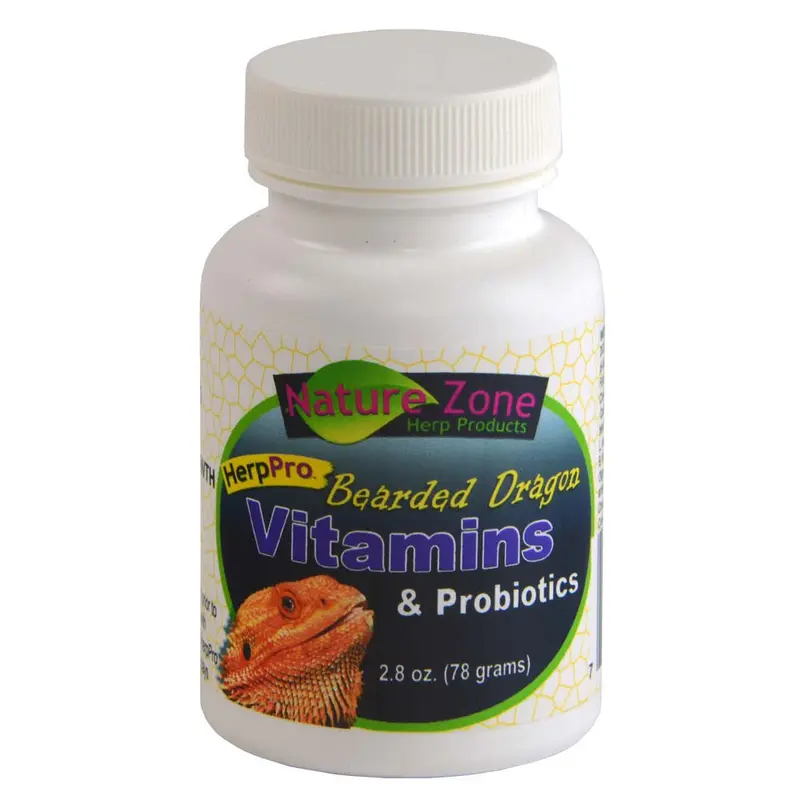 Nature Zone Bearded Dragon Vitamins & Probiotics Supplement 2.8 oz