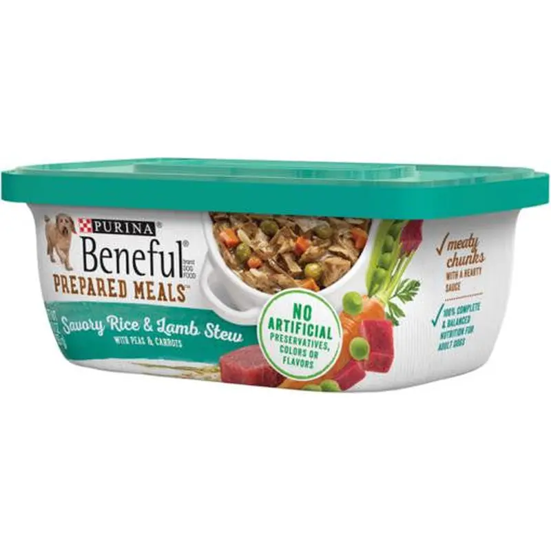 Beneful Prepared Meals Rice And Lamb Stew 8/10OZ 