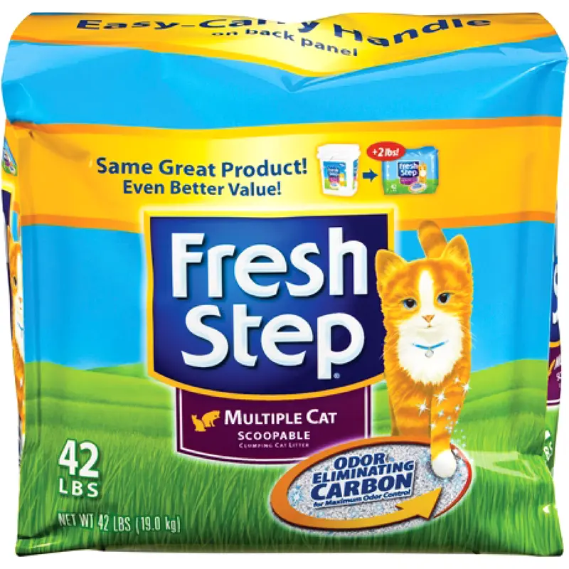 Clorox Fresh Step Multi-Cat Scoopable Clumping Cat Litter 42lb 