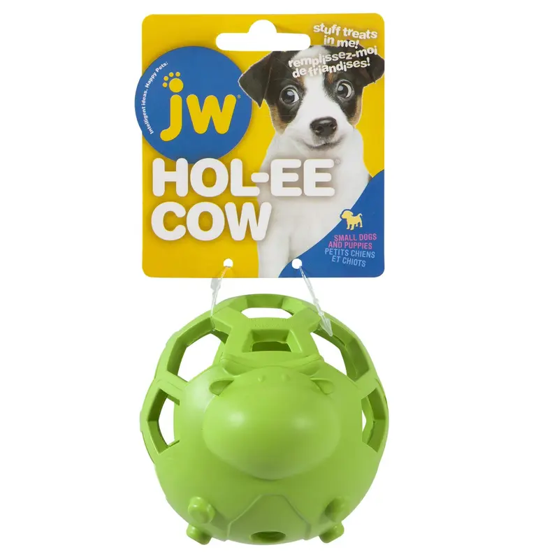 JW Pet Hol-EE Cow Dog Toy Small