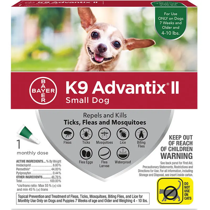 K9 Advantix Ii Dog Small Dog 1 Pack