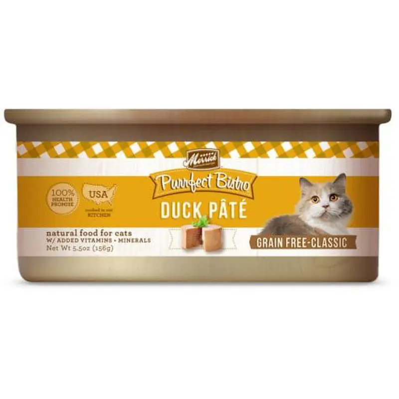 Merrick Purrfect Bistro Duck Pate 24/5.5 oz Cat 