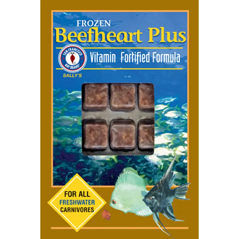 San Francisco Beefheart Plus Frozen Fish Food 3.5 oz SD-5
