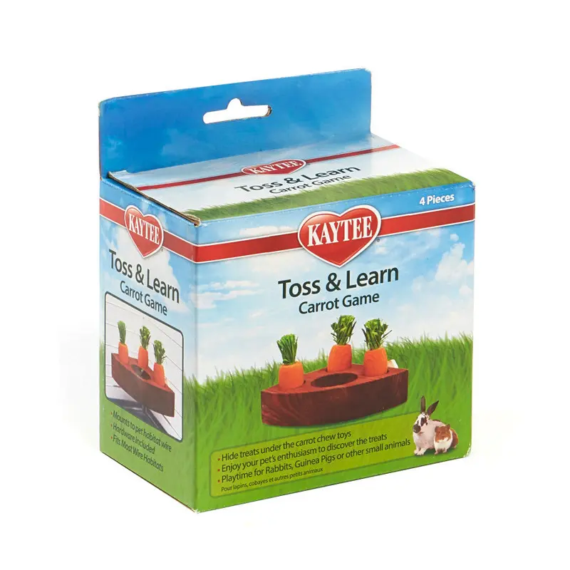 Kaytee Toss & Learn Carrot Game 4 pieces