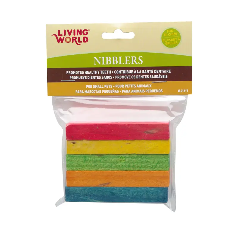 Living World Nibblers Rainbow Wood Chews 61317