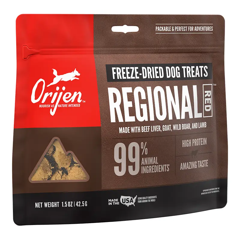 Orijen Freeze Dried Regional Red Dog Treats 1.5oz 