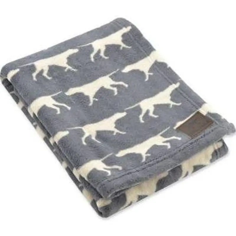 Tall Tails Dog Fleece Blanket Icon Charcoal 30x40 