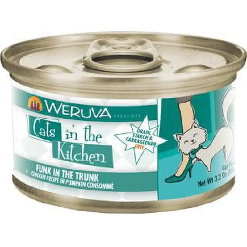 Weruva Chicken & Tuna Recipe In Pumpkin Consomme Cans Funk In The Trunk Cat 24/3.2oz. 