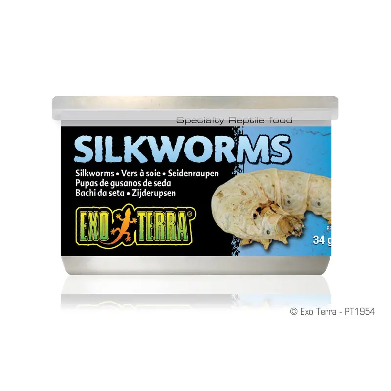 Exo Terra Canned Silkworms, 1.2 oz