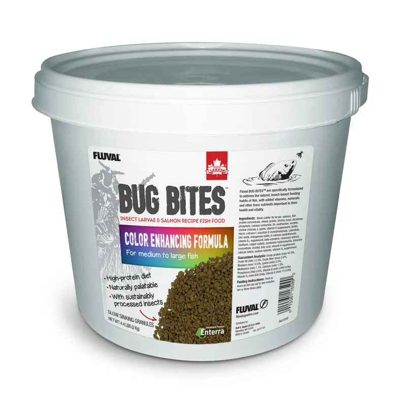 Fluval Bug Bites Color Enhancer Granules 4.4 lb