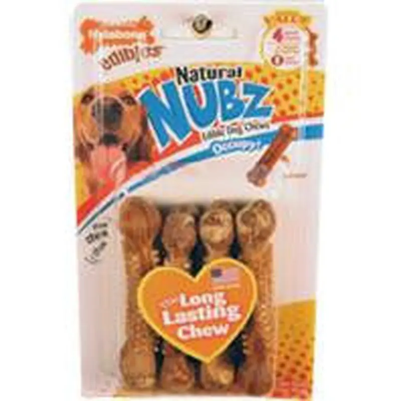 Nylabone Edible Natural Nubz Chicken Small 4ct 