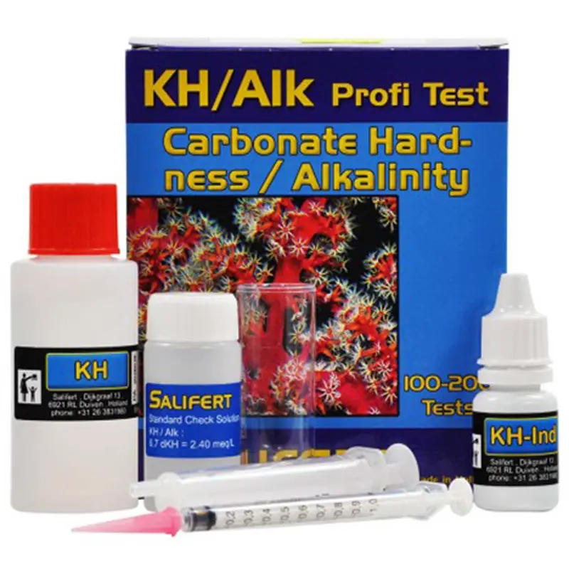 Salifert Carbonate Hardness & Alkalinity (KH/Alk) Profi-Test Kit 100 - 200 tests