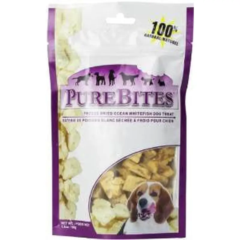 PureBites Freeze Dried Ocean Whitefish Dog Treat 2.2OZ 