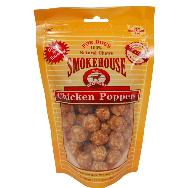 Smokehouse Chicken Poppers Dog Treat 4 oz