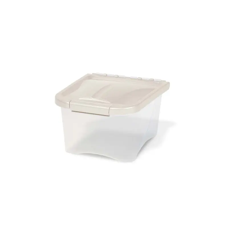 Van Ness Plastics Pet Food Container/Dispenser White|Clear 5lb