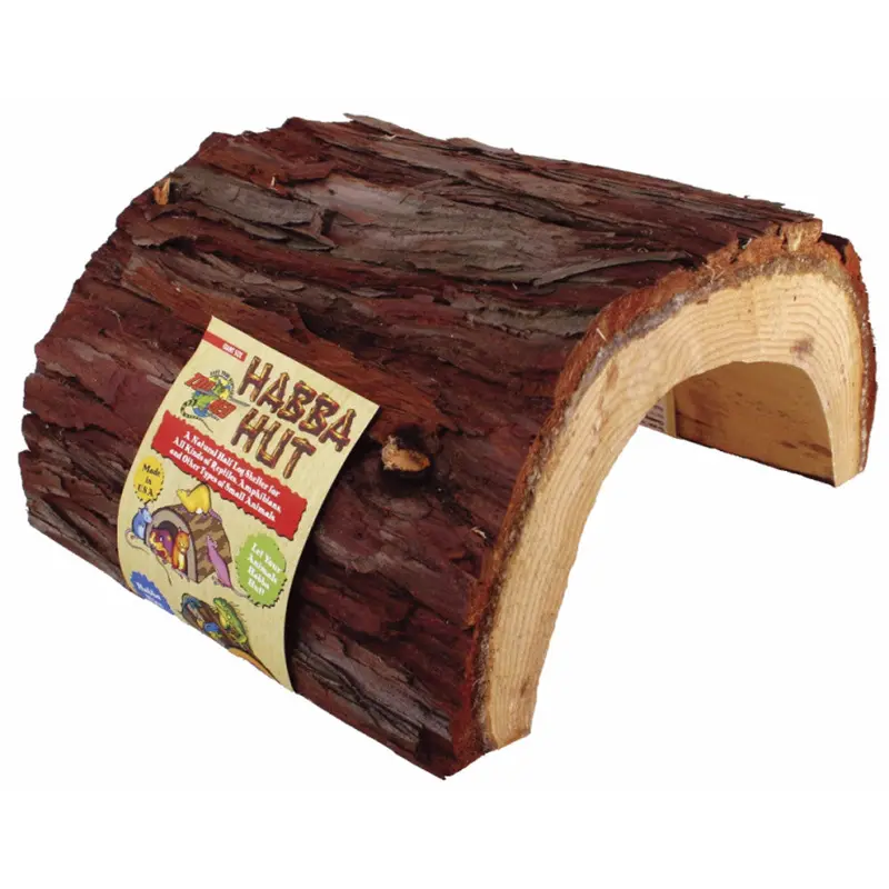 Zoo Med Habba Hut Terrarium Hideaway Brown Giant (D)