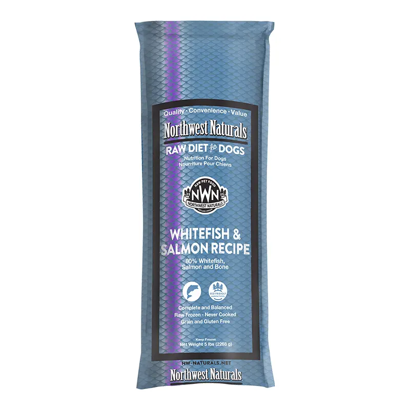 Northwest Natural Dog Frozen Chub Whitefish & Salmon 5 Lb 