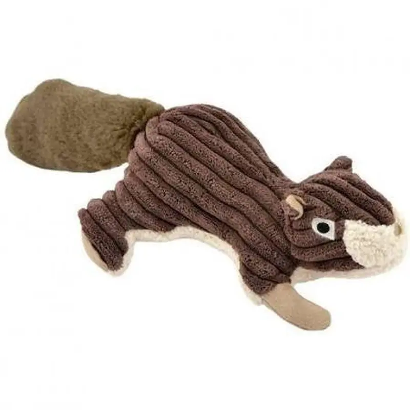 Tall Tails Dog Squeaker Squirrel Brown 12 Inches 