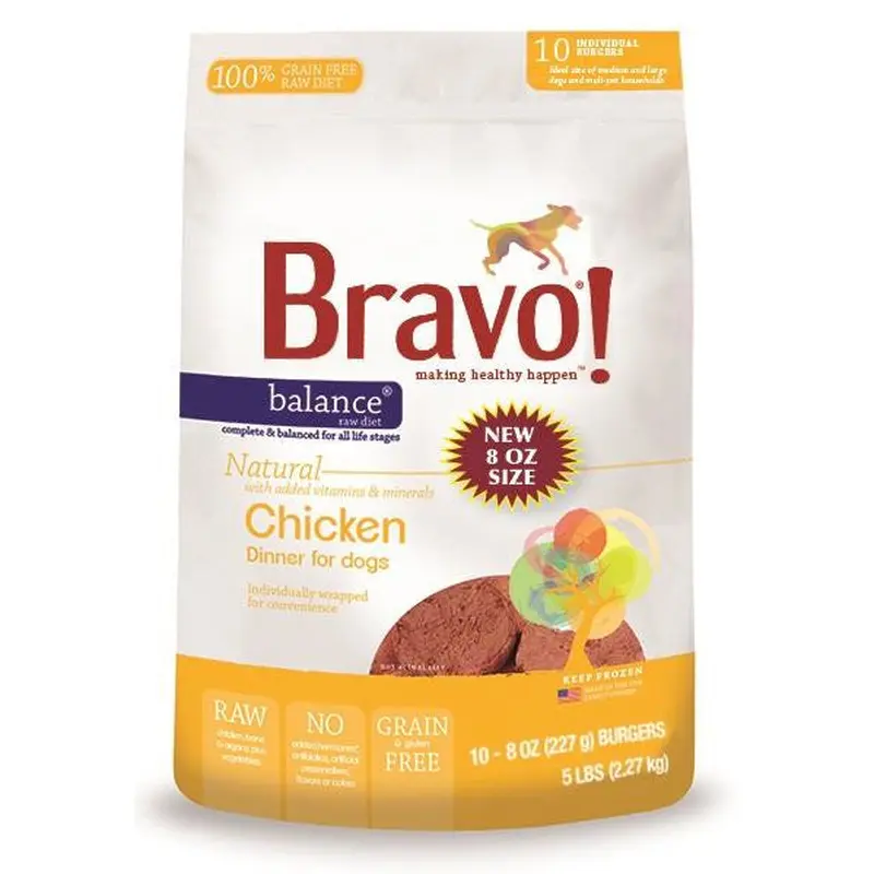 Bravo Blnc Brgr frozen Ckn 5 Lb 294038