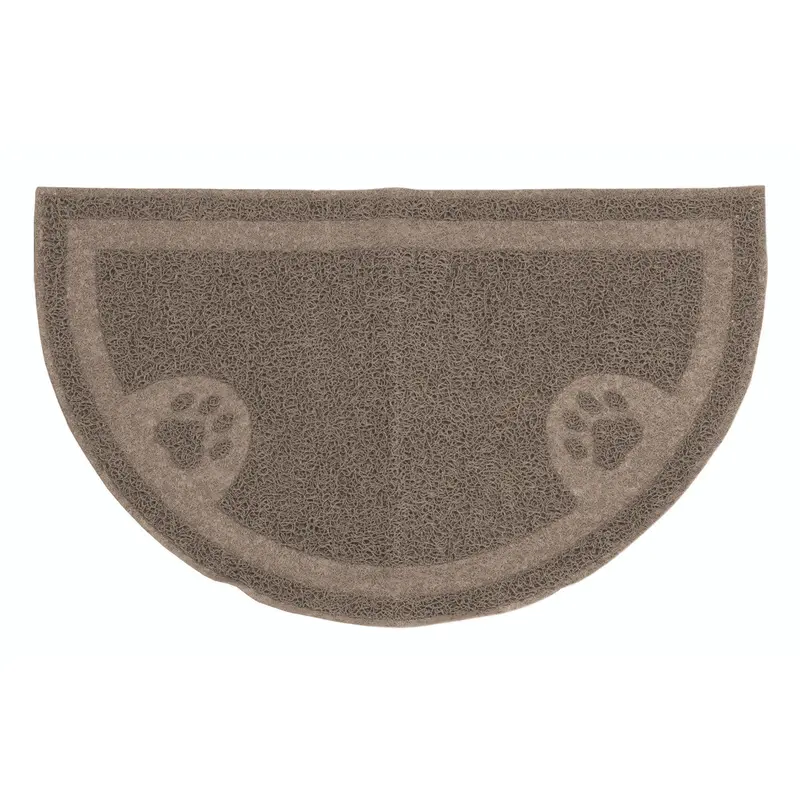 Arm & Hammer Half Circle Cat Litter Mat Pearl Tan One Size