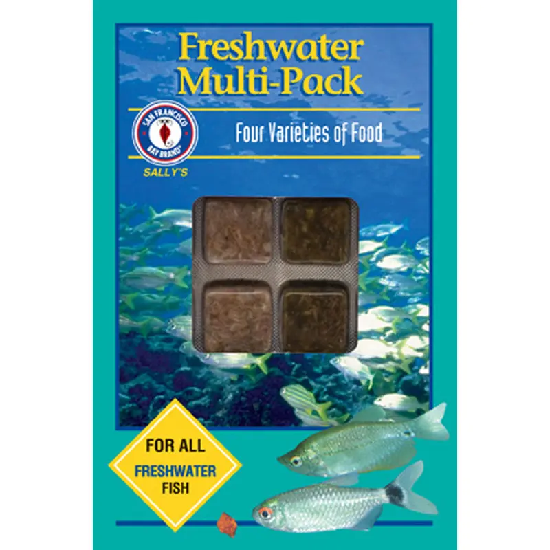San Francisco Freshwater Multipack Frozen Fish Food 3.5 oz SD-5