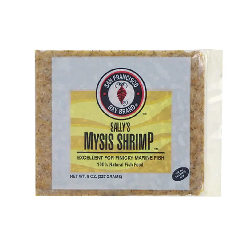 San Francisco Mysis Shrimp Frozen Fish Food 8 oz SD-5