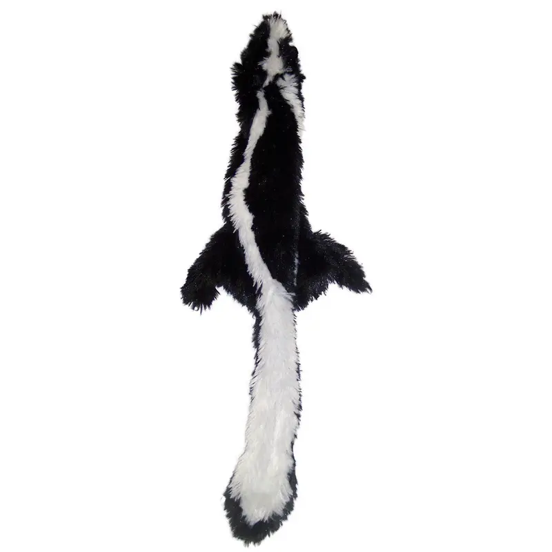 Skinneeez Forest Series Dog Toy Skunk Black, White Mini