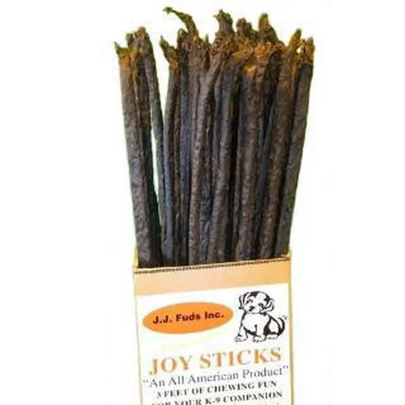 J.J. Fuds Joy Sticks Rawhide Beef 36" 80/CS 