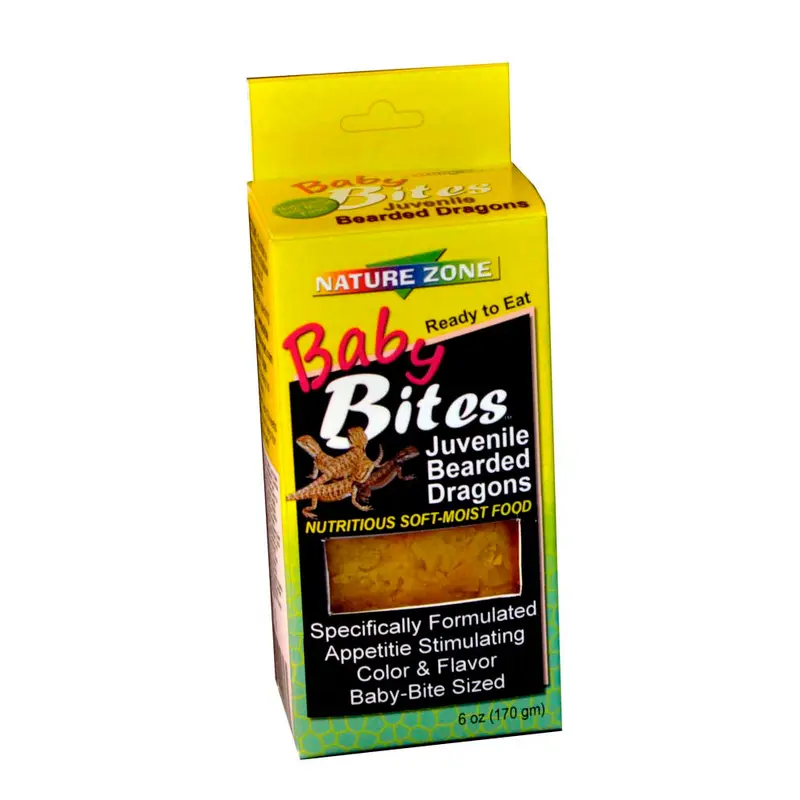 Nature Zone Bearded Dragon Baby Bites Gel Food 6 oz